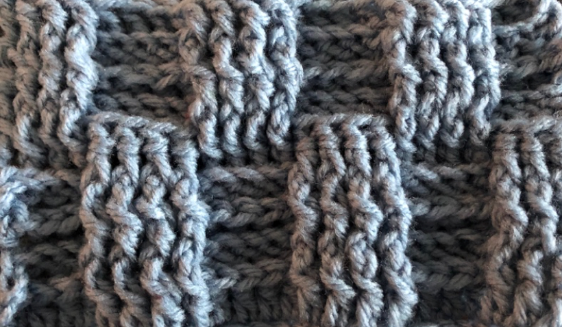 Crochet Basket Weave Stitch